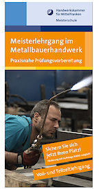 Flyer Metallbauermeisterschule